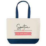 Sac de shopping bleu Sportive en Vacances