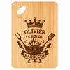 Planche bambou gravée personnalisée homme idée cadeau Fête des Pères apéro 30×20 prénom cuisine plateau fromage anniversaire noel papa papi 