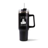 Mug isotherme Noir Radio ON AIR J'peux pas
