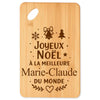 Planche à découper cadeau Noël famille amis papa maman mamie papi, idée cadeau apéro et cuisine, Secret Santa
