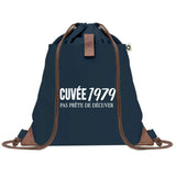 Sac à dos Bleu avec pochette Cuvée 1979