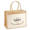 Sac Fête des Mères Mamie MAman Soeur Femme Famille Idée Cadeau anniversaire Noël Travail Boulot Métier Départ Retraite Collègue Femme cabas shopping plage