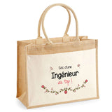 Sac Fête des Mères Mamie MAman Soeur Femme Famille Idée Cadeau anniversaire Noël Travail Boulot Métier Départ Retraite Collègue Femme cabas shopping plage