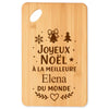 Planche à découper cadeau Noël famille amis papa maman mamie papi, idée cadeau apéro et cuisine, Secret Santa