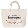 Sac Fête des Mères Mamie Famille Idée Cadeau anniversaire Noël Travail Boulot Métier Départ Retraite Collègue Femme cabas shopping plage