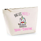 Trousse pochette de rangement maquillage Fête des Mères Mamie Famille Idée Cadeau anniversaire Noël Travail Boulot Métier Départ Retraite Collègue Femme