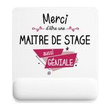Tapis de souris ergonomique avec repose-poignet, accessoire bureau pour femme et homme, fête des pères, cadeau pas cher, idée cadeau fête des mères, secret santa, départ à la retraite, télétravail et gaming
