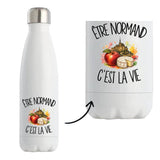 Gourde Isotherme Être normand c'est la vie