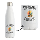 Gourde Isotherme Être parisien c'est la vie