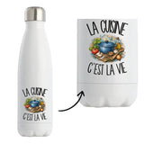 Gourde Isotherme La cuisine c'est la vie