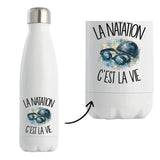 Gourde Isotherme La natation c'est la vie