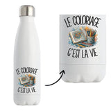 Gourde Isotherme Le coloriage c'est la vie