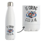 Gourde Isotherme Le curling c'est la vie