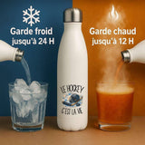 Gourde Isotherme Le hockey c'est la vie