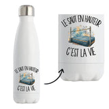 Gourde Isotherme Le saut en hauteur c'est la vie