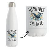 Gourde Isotherme Les baleines c'est la vie