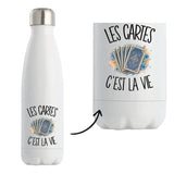 Gourde Isotherme Les cartes c'est la vie