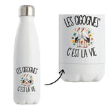 Gourde Isotherme Les cigognes c'est la vie