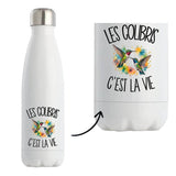 Gourde Isotherme Les colibris c'est la vie