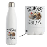 Gourde Isotherme Les cupcakes c'est la vie