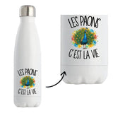 Gourde Isotherme Les paons c'est la vie