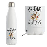 Gourde Isotherme Les rennes c'est la vie