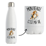 Gourde Isotherme Mon Beagle c'est ma vie