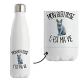 Gourde Isotherme Mon Bleu Russe c'est ma vie