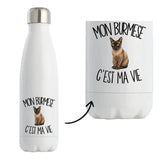 Gourde Isotherme Mon Burmese c'est ma vie