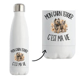 Gourde Isotherme Mon Cairn Terrier c'est ma vie