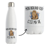 Gourde Isotherme Mon Highland Fold c'est ma vie