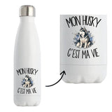Gourde Isotherme Mon Husky c'est ma vie