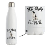 Gourde Isotherme Mon Pointer c'est ma vie