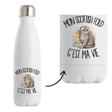 Gourde Isotherme Mon Scottish Fold c'est ma vie