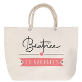 Sac Fête des Mères Mamie Famille Idée Cadeau anniversaire Noël Travail Boulot Métier Départ Retraite Collègue Femme cabas shopping plage