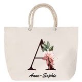 Sac Fête des Mères Mamie Famille Idée Cadeau anniversaire Noël Travail Boulot Métier Départ Retraite Collègue Femme cabas shopping plage