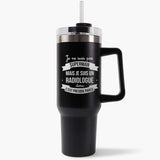 Mug isotherme Noir Radiologue Superman
