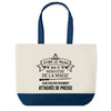 Sac de shopping bleu Attachée de Presse Ministère de la Magie