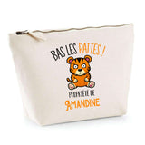 Trousse pochette de rangement maquillage Fête des Mères Mamie Famille Idée Cadeau anniversaire Noël Travail Boulot Métier Départ Retraite Collègue Femme