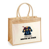 Sac Fête des Mères Mamie Famille Idée Cadeau anniversaire Noël Travail Boulot Métier Départ Retraite Collègue Femme cabas shopping plage