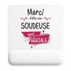 Tapis de souris ergonomique avec repose-poignet, accessoire bureau pour femme et homme, fête des pères, cadeau pas cher, idée cadeau fête des mères, secret santa, départ à la retraite, télétravail et gaming