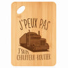 Planche bambou gravée personnalisée femme homme idée cadeau Fête des Mères Fête des Pères apéro papa maman prénom cuisine plateau fromage