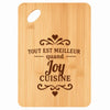 Planche bambou gravée personnalisée femme idée cadeau Fête des Mères apéro 30×20 prénom cuisine plateau fromage anniversaire noel maman mamie