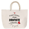 Sac Fête des Mères Mamie Famille Idée Cadeau anniversaire Noël Travail Boulot Métier Départ Retraite Collègue Femme cabas shopping plage