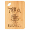 Planche bambou gravée personnalisée femme homme idée cadeau Fête des Mères Fête des Pères apéro papa maman prénom cuisine plateau fromage