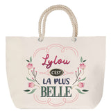 Sac Fête des Mères Mamie Famille Idée Cadeau anniversaire Noël Travail Boulot Métier Départ Retraite Collègue Femme cabas shopping plage