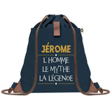 sac a dos homme bleu coton recycle avec pochette idee cadeau utile pour collegue papa ou ami cadeau homme noel anniversaire secret santa ou depart a la retraite sac durable pratique et robuste design sobre et elegant