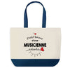 Sac de shopping bleu Bazar d'une Musicienne adorée