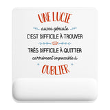 Tapis de souris ergonomique avec repose-poignet, accessoire bureau pour femme et homme, fête des pères, cadeau pas cher, idée cadeau fête des mères, secret santa, départ à la retraite, télétravail et gaming