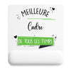 Tapis de souris ergonomique avec repose-poignet, accessoire bureau pour femme et homme, fête des pères, cadeau pas cher, idée cadeau fête des mères, secret santa, départ à la retraite, télétravail et gaming